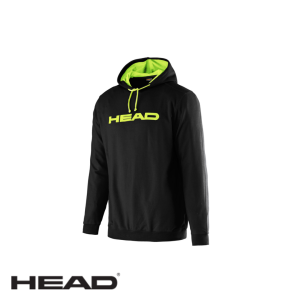 HEAD Byron hoody Black yellow fluo